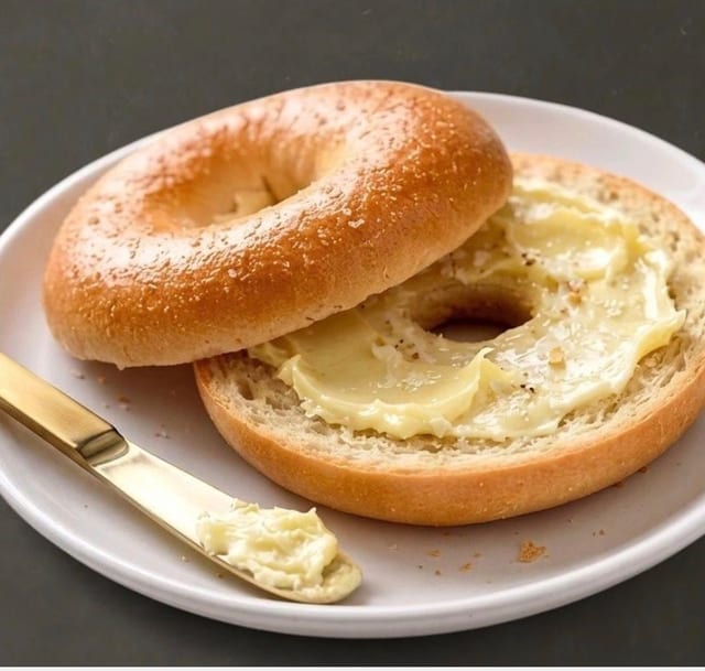 Bagel with Butter.