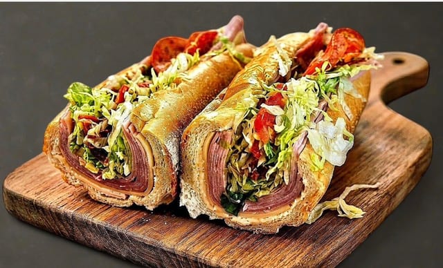 Ham and Cheese Hoagie.