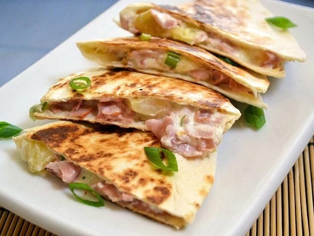 Ham Cheese Quesadilla.