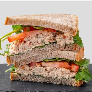 Tuna Salad and Cheese Sandwich