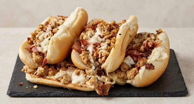 Chicken bacon ranch cheesesteak.