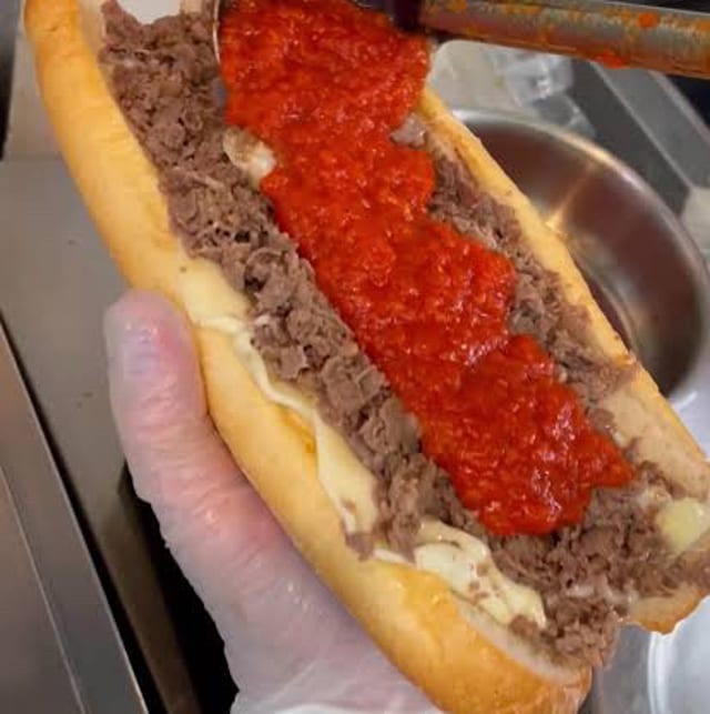 Pizza Cheesesteak.