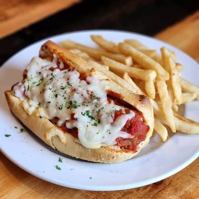 Meatball Parmesan Platter.