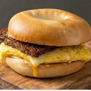 Scrapple Egg and Cheese Sandwich