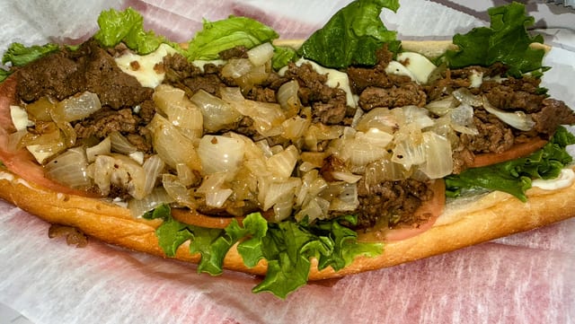 Cheesesteak Hoagie.