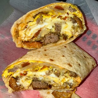 The Bomb Breakfast Burrito