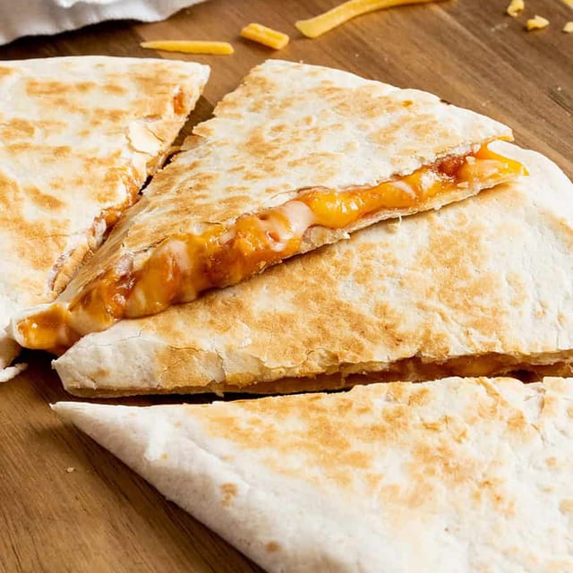 Cheese Quesadilla.