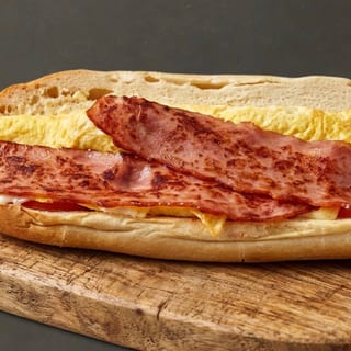 Turkey Bacon Egg and Cheese Sandwich