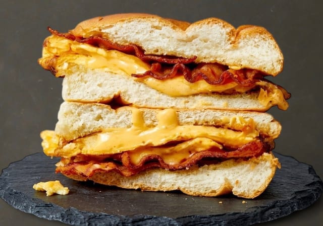 Bacon Egg and Cheese Sandwich.