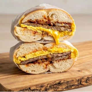 Sausage Egg and Cheese Sandwich