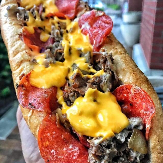 Pepperoni Cheesesteak.
