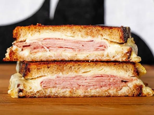 Grilled Ham and Cheese.