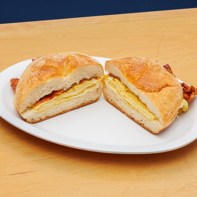 Egg and Cheese Sandwich.