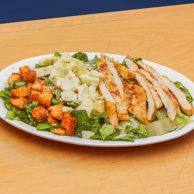 Grilled Chicken Caesar Salad.